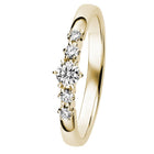 Kohinoor Estelle 0,23 ct timanttisormus keltakulta 14K 033-248K-23