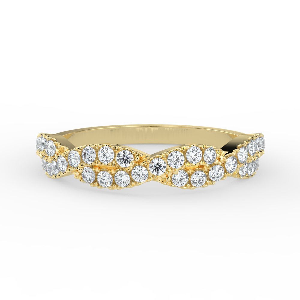Kohinoor Estelle 0,32 ct timanttisormus keltakulta 14K 033-226K-32 – tuotekuva 3