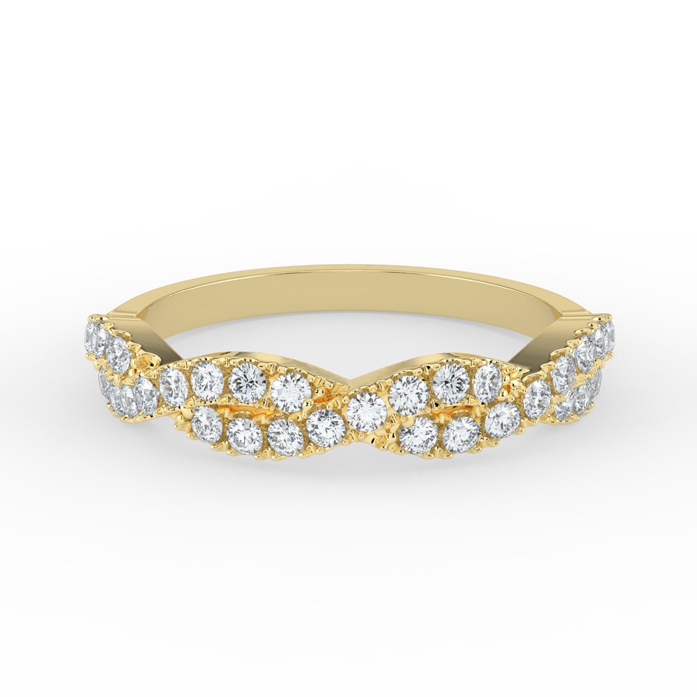 Kohinoor Estelle 0,32 ct timanttisormus keltakulta 14K 033-226K-32 – tuotekuva 4