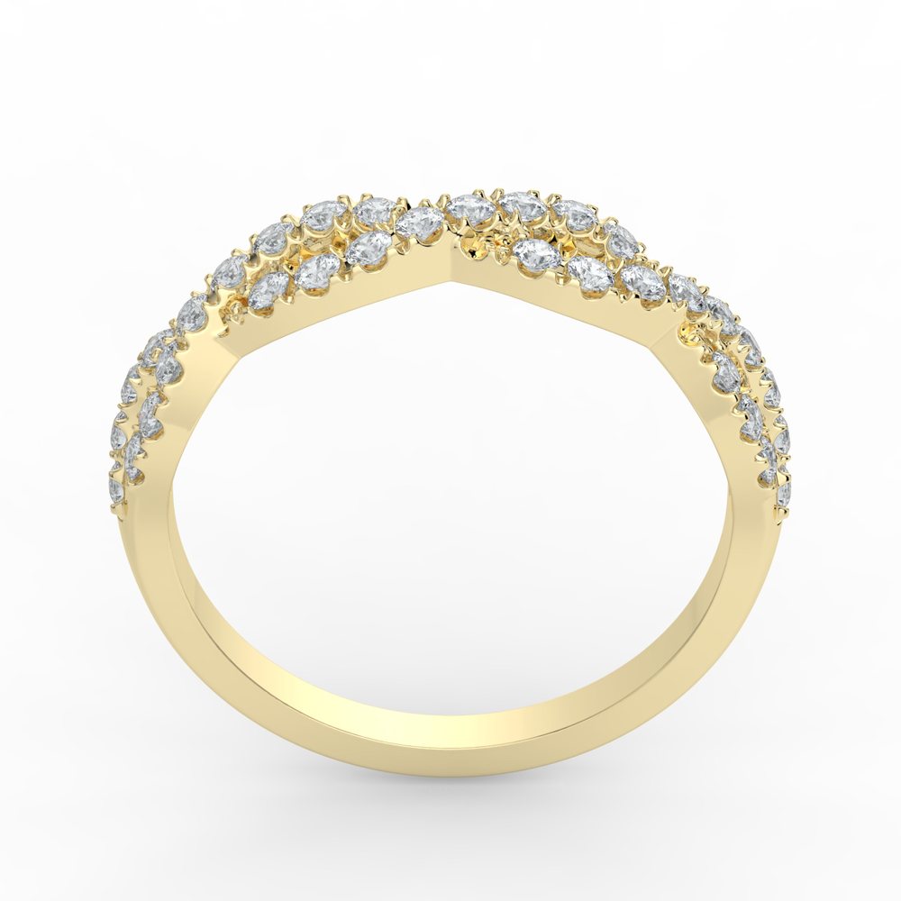 Kohinoor Estelle 0,32 ct timanttisormus keltakulta 14K 033-226K-32 – tuotekuva 5