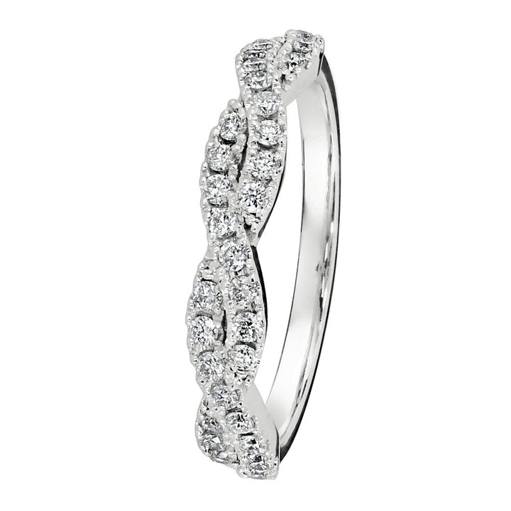 Kohinoor Estelle 0,32 ct timanttisormus valkokulta 14K 033-226V-32 – tuotekuva