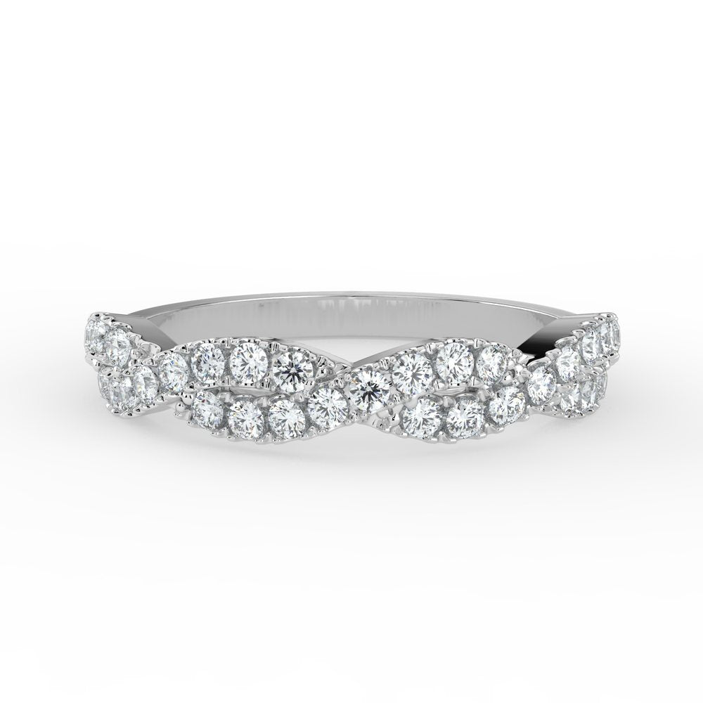 Kohinoor Estelle 0,32 ct timanttisormus valkokulta 14K 033-226V-32 – tuotekuva 3