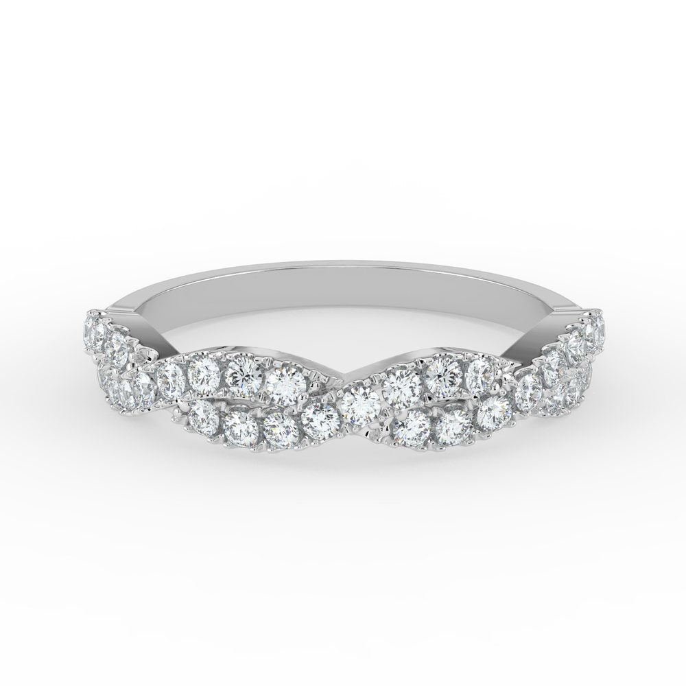 Kohinoor Estelle 0,32 ct timanttisormus valkokulta 14K 033-226V-32 – tuotekuva 4