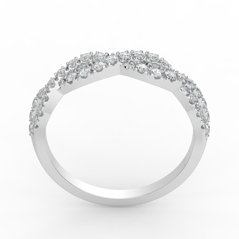 Kohinoor Estelle 0,32 ct timanttisormus valkokulta 14K 033-226V-32 – tuotekuva 5