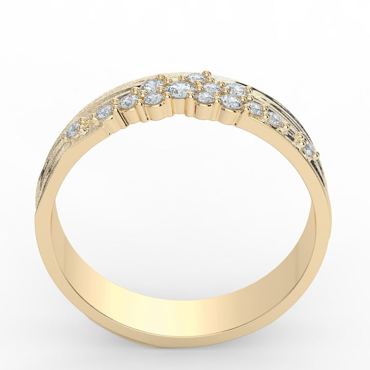 Kohinoor Flow 0,20 ct timanttisormus keltakulta 14K 033-455K-20 – tuotekuva 4