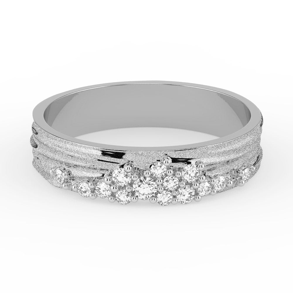 Kohinoor Flow 0,20 ct timanttisormus valkokulta 14K 033-455V-20 – tuotekuva 3