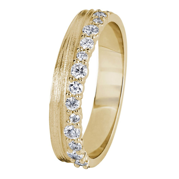 Kohinoor Flow 0,27 ct timanttisormus keltakulta 14K 033-455K-27 – tuotekuva