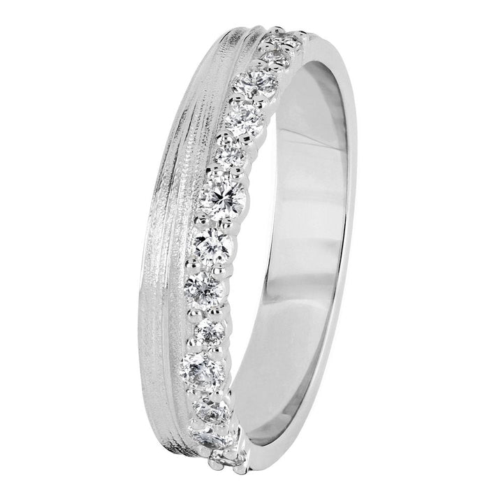 Kohinoor Flow 0,27 ct timanttisormus valkokulta 14K 033-455V-27 – tuotekuva