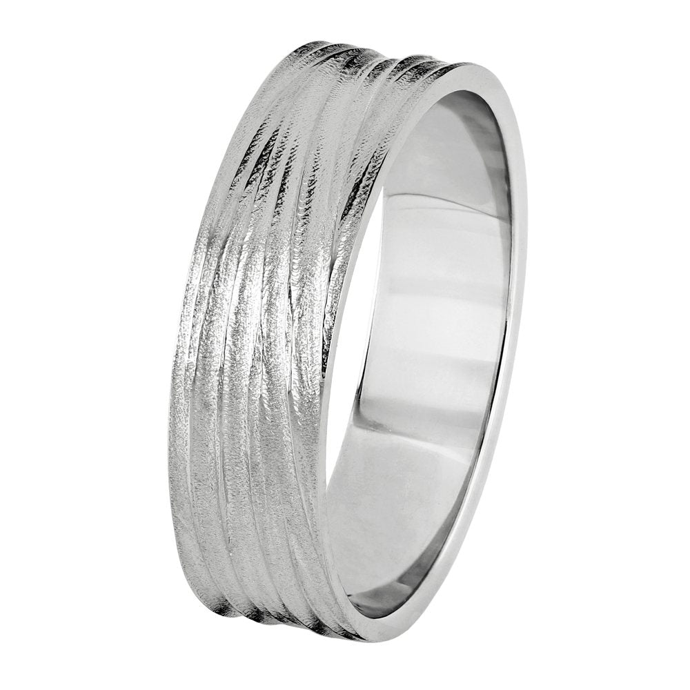 Kohinoor Flow sormus valkokulta 14k 003-455V – tuotekuva