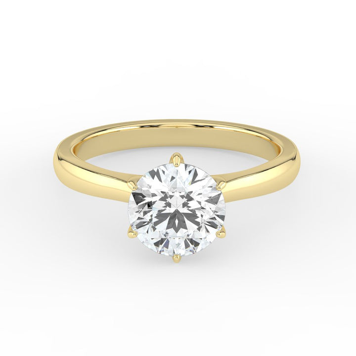 Kohinoor Gloria 1,00 ct laboratoriotimanttisormus keltakulta 14K 033L-238K-100 – tuotekuva 4