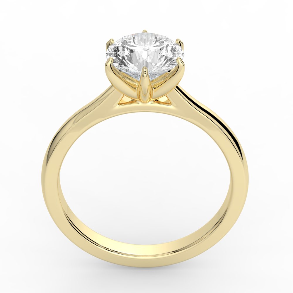 Kohinoor Gloria 1,00 ct laboratoriotimanttisormus keltakulta 14K 033L-238K-100 – tuotekuva 5