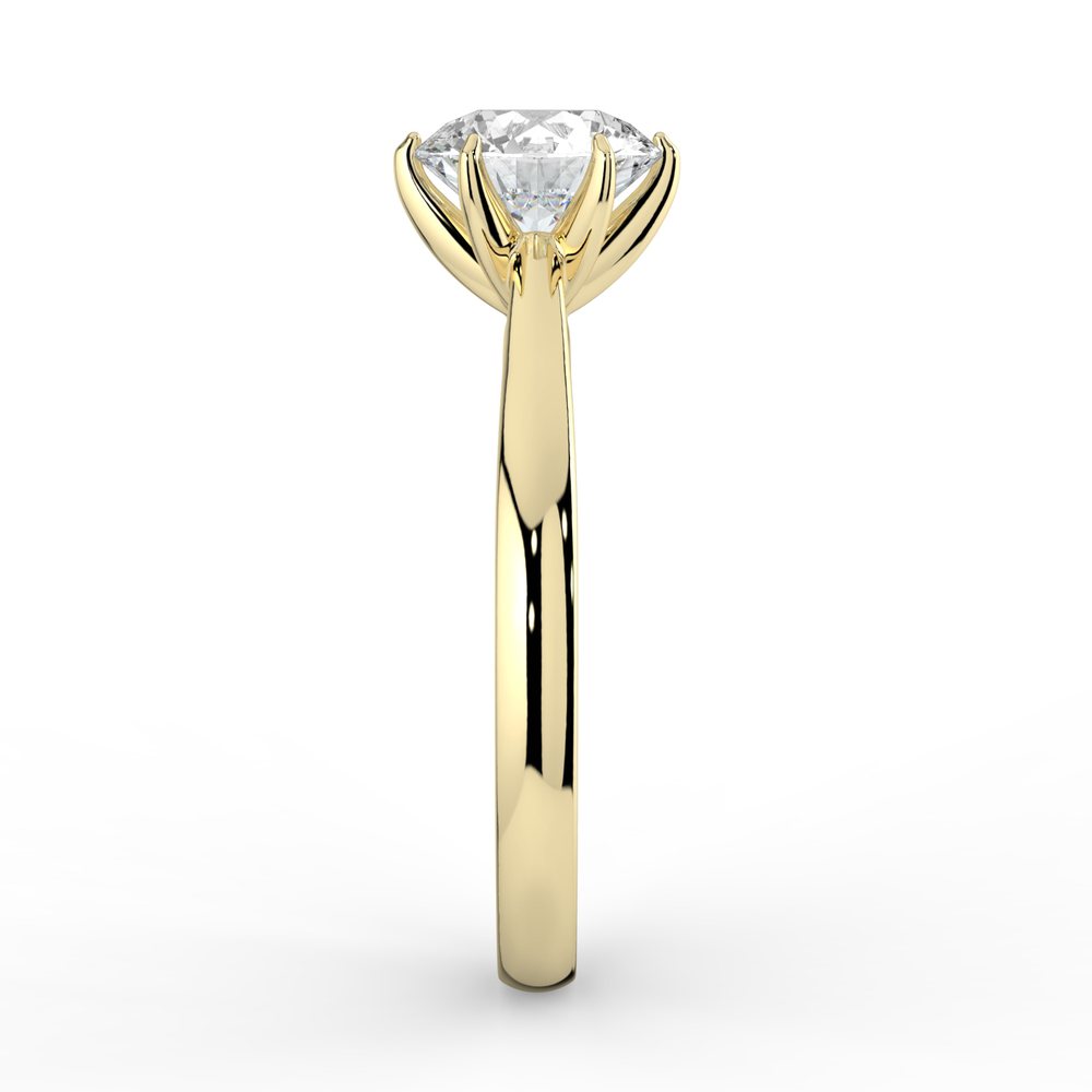 Kohinoor Gloria 1,00 ct laboratoriotimanttisormus keltakulta 14K 033L-238K-100 – tuotekuva 6