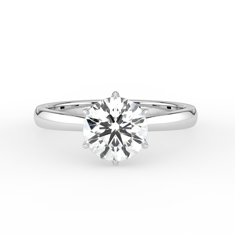 Kohinoor Gloria 1,00 ct laboratoriotimanttisormus valkokulta 14K 033L-238V-100 – tuotekuva 3