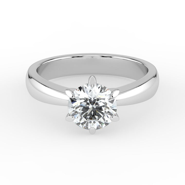 Kohinoor Gloria 1,00 ct timanttisormus valkokulta 14K 933-238V-100B4 – tuotekuva 4
