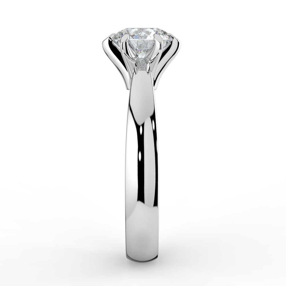 Kohinoor Gloria 1,00 ct timanttisormus valkokulta 14K 933-238V-100B4 – tuotekuva 6