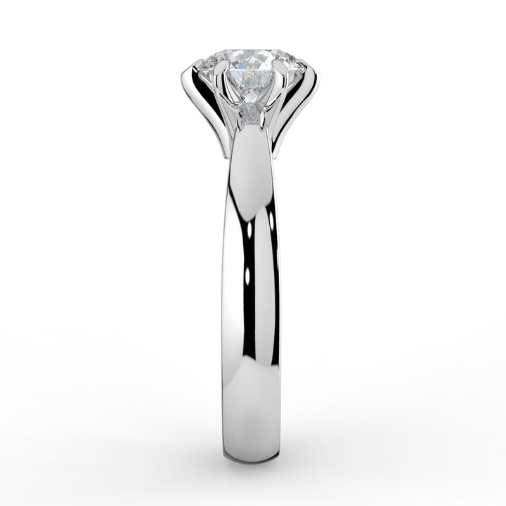 Kohinoor Gloria 1,00 ct timanttisormus valkokulta 14K 933-238V-100B4 – tuotekuva 6