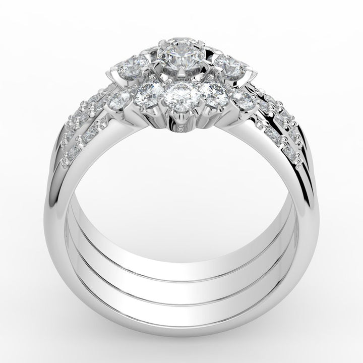 Kohinoor Helene 0,19 ct timanttisormus valkokulta 14K 033-235V-19 – tuotekuva 5