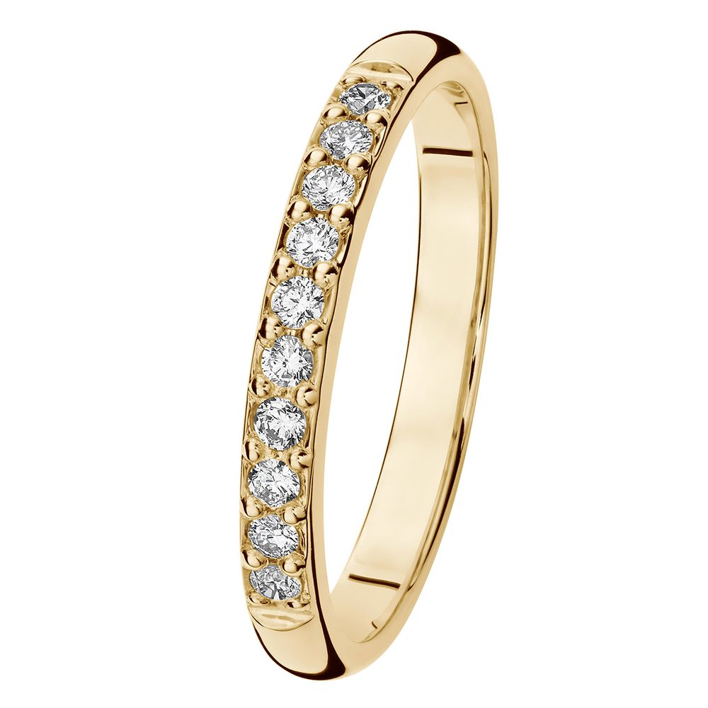 Kohinoor Helene 0,20 ct timanttisormus keltakulta 14K 033-235K-20 – tuotekuva