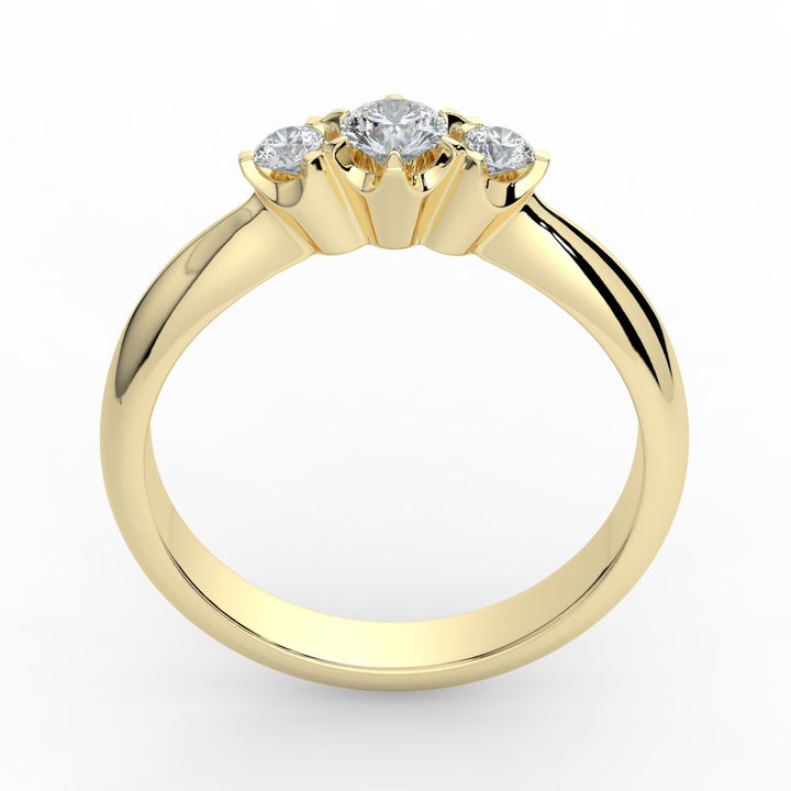 Kohinoor Helene 0,25 ct timanttisormus keltakulta 14K 033-235K-25 – tuotekuva 5