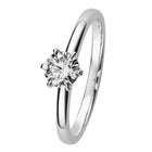 Kohinoor Iris 0,40 ct timanttisormus valkokulta 14K 933-416V-40B4