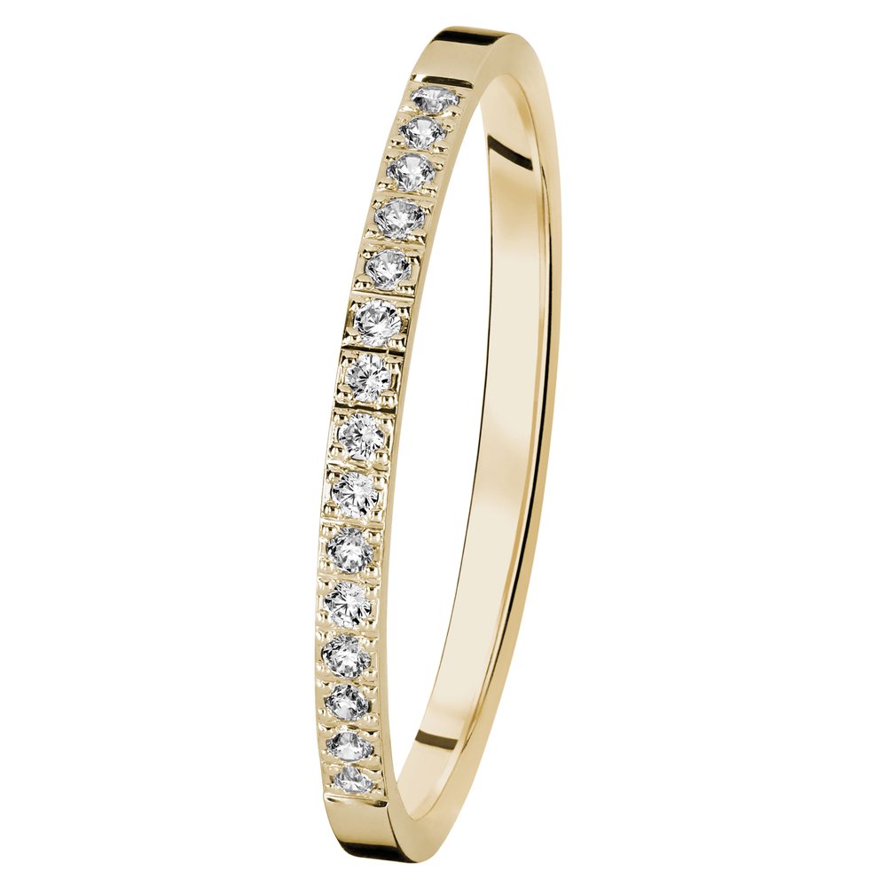 Kohinoor Nova 0,07 ct timanttisormus keltakulta 14K 033-612-07 – tuotekuva