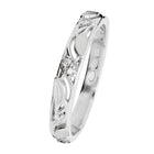 Kohinoor Ofelia 0,04 ct timanttisormus valkokulta 14K 033-480V-04