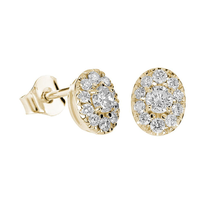 Kohinoor Olivia 0,44 ct timanttikorvakorut keltakulta 14k 143-410K-44 – tuotekuva