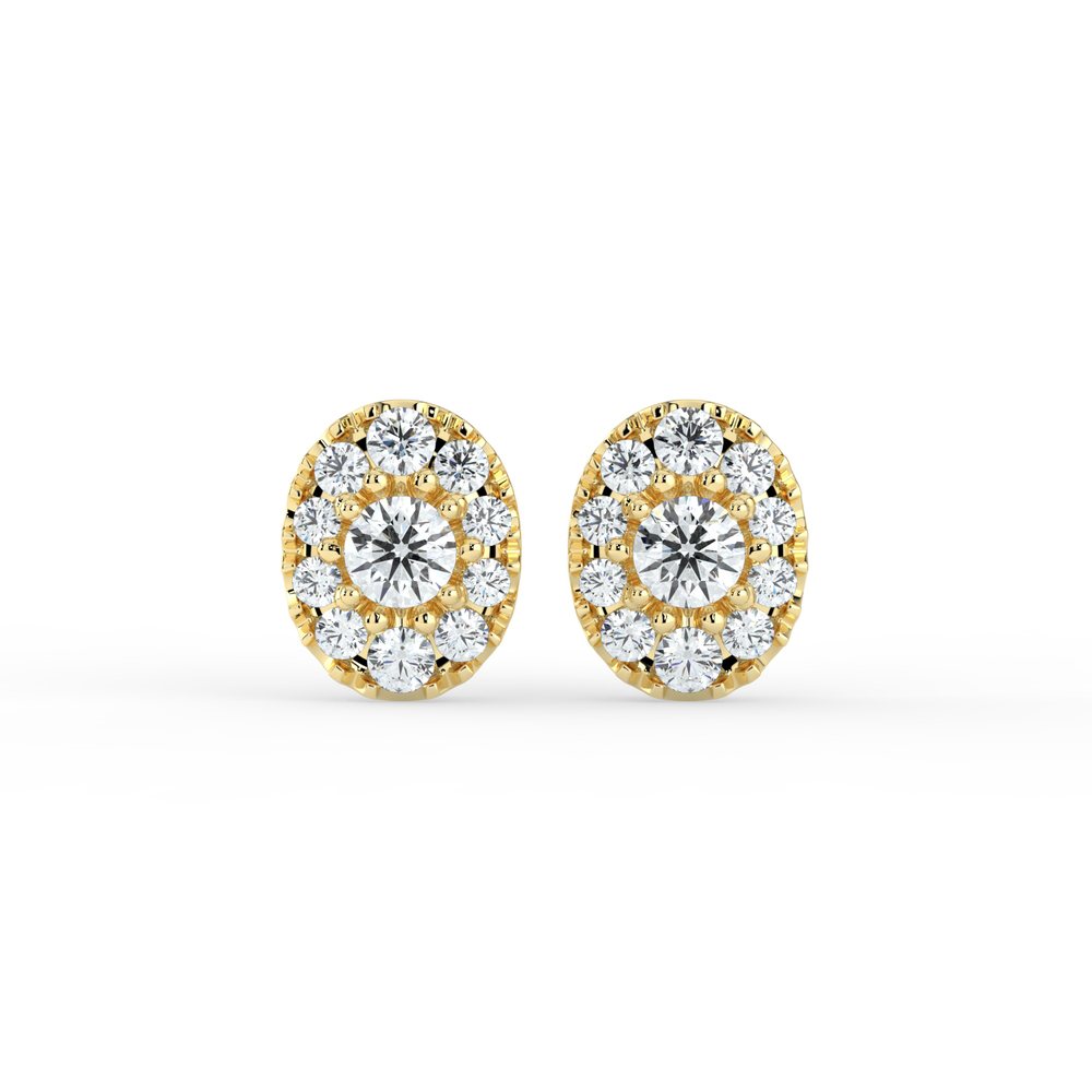 Kohinoor Olivia 0,44 ct timanttikorvakorut keltakulta 14k 143-410K-44 – tuotekuva 2