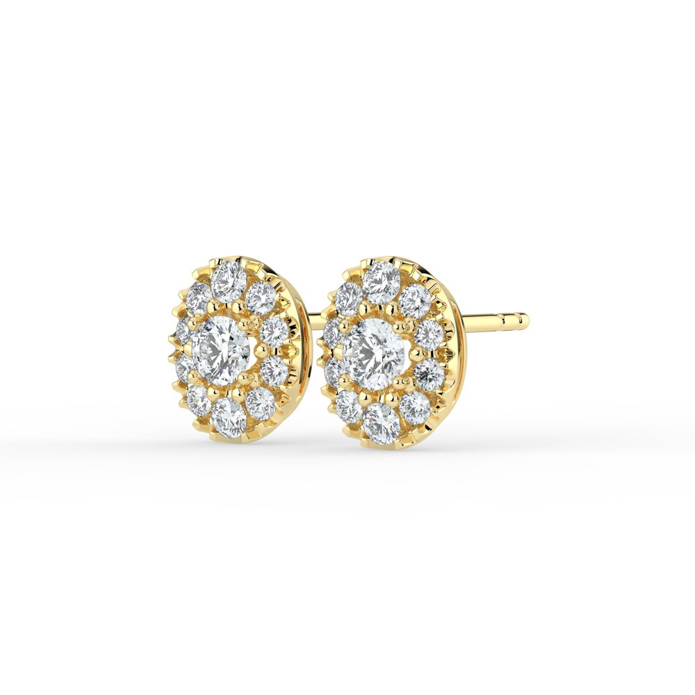 Kohinoor Olivia 0,44 ct timanttikorvakorut keltakulta 14k 143-410K-44 – tuotekuva 3