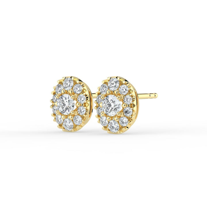 Kohinoor Olivia 0,44 ct timanttikorvakorut keltakulta 14k 143-410K-44 – tuotekuva 3