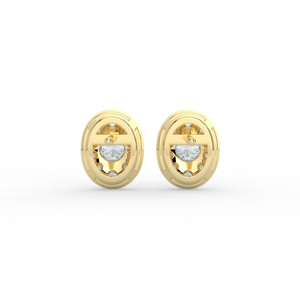 Kohinoor Olivia 0,44 ct timanttikorvakorut keltakulta 14k 143-410K-44 – tuotekuva 4
