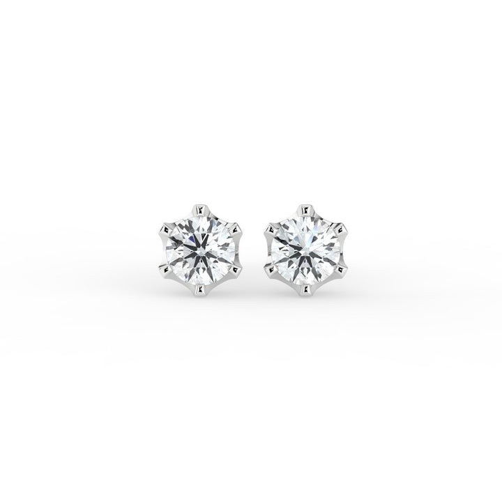 Kohinoor Polaris 0,20 ct timanttikorvakorut valkokulta 14k 143-239V-20 – tuotekuva 2