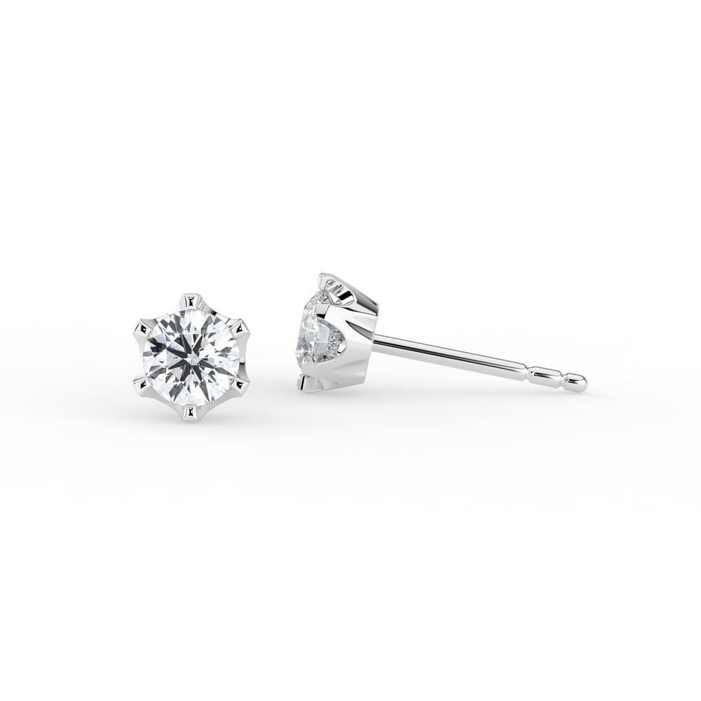 Kohinoor Polaris 0,20 ct timanttikorvakorut valkokulta 14k 143-239V-20 – tuotekuva 5