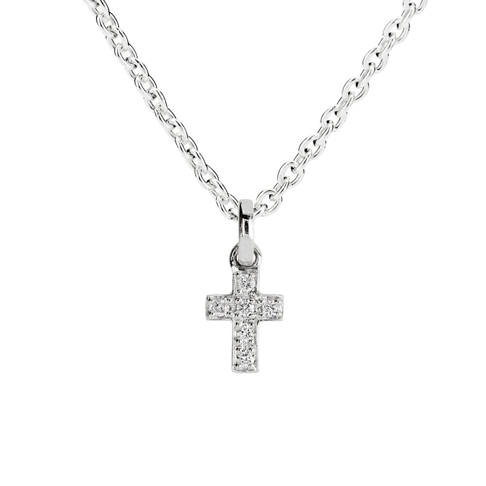 Kohinoor Risti 0,05 ct timanttiriipus valkokulta 14k 123-9852V – tuotekuva