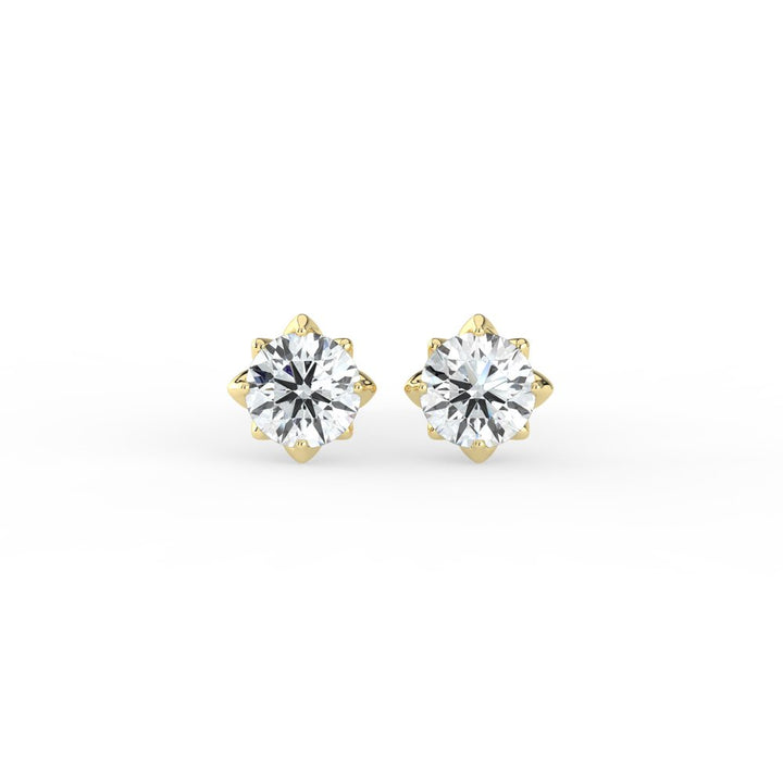 Kohinoor Rosa 0,20 ct timanttikorvakorut keltakulta 14k 143-260-20 – tuotekuva 2