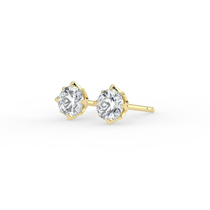 Kohinoor Rosa 0,20 ct timanttikorvakorut keltakulta 14k 143-260-20 – tuotekuva 3