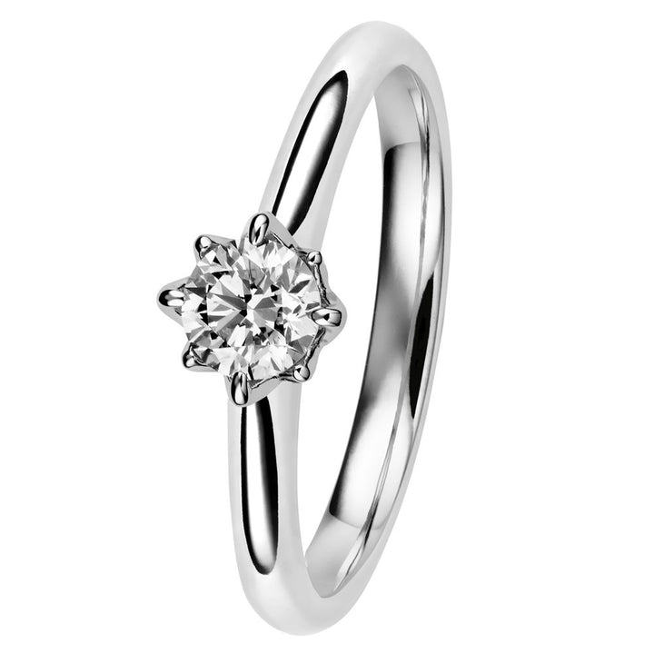 Kohinoor Rosa 0,50 ct timanttisormus valkokulta 14K 933-260V-50 – tuotekuva