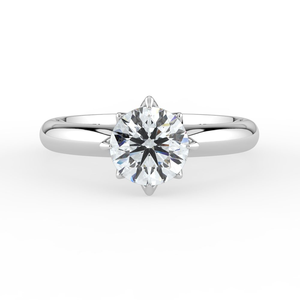 Kohinoor Rosa 1,00 ct timanttisormus valkokulta 14K 933-260V-100B3 – tuotekuva 3