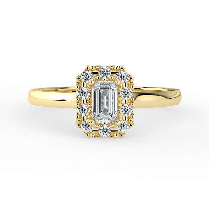 Kohinoor Valerie 0,10 ct timanttisormus keltakulta 14K 033-262KT-10 – tuotekuva 3