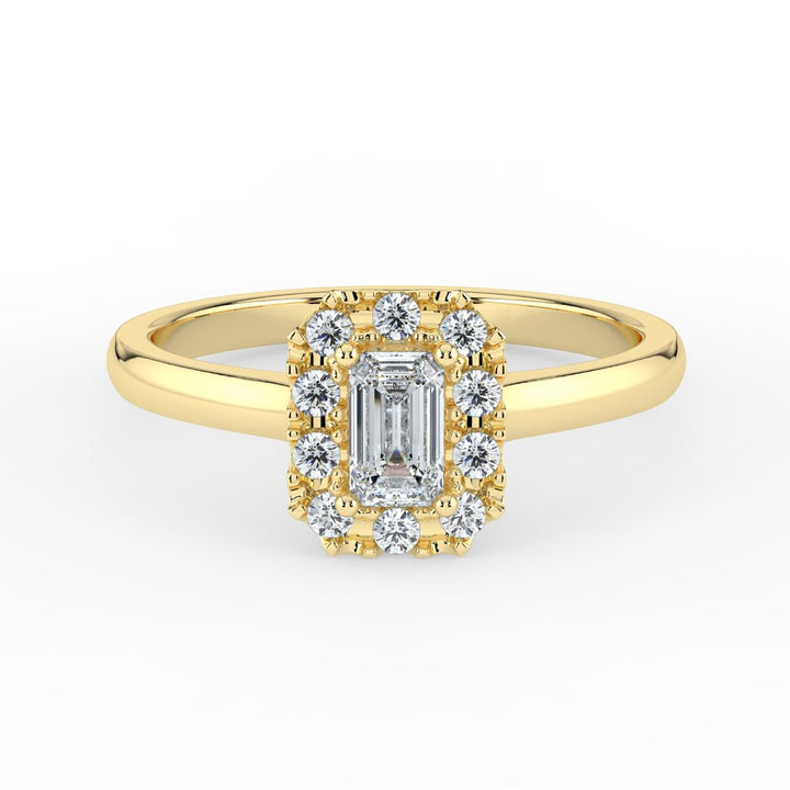Kohinoor Valerie 0,10 ct timanttisormus keltakulta 14K 033-262KT-10 – tuotekuva 4