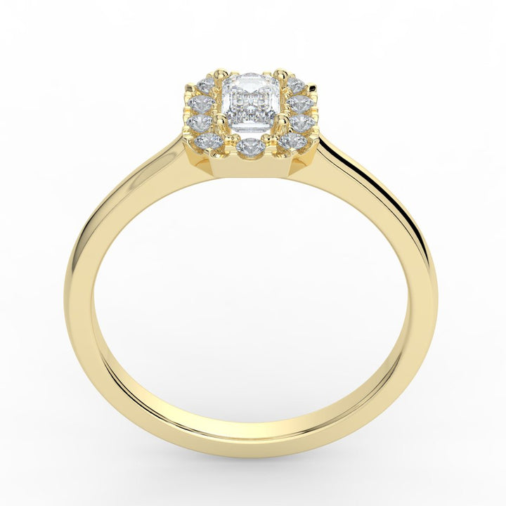 Kohinoor Valerie 0,10 ct timanttisormus keltakulta 14K 033-262KT-10 – tuotekuva 5