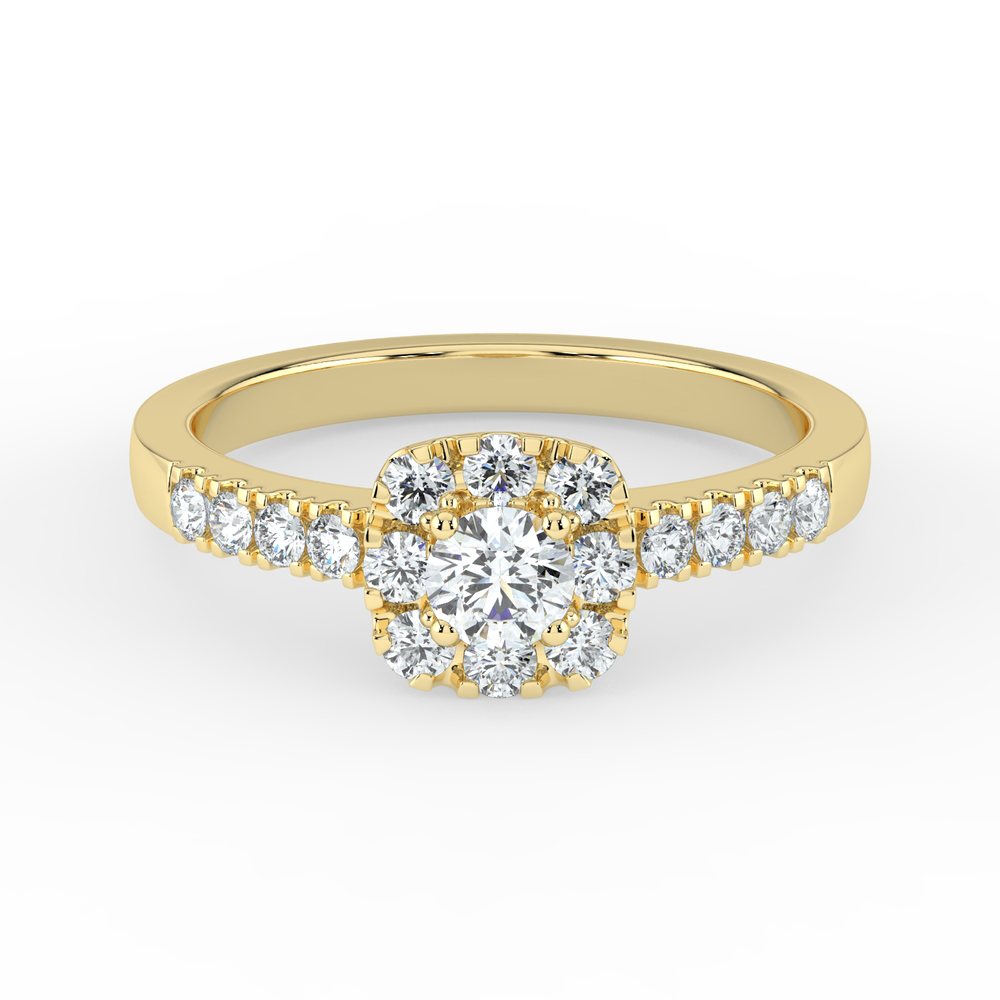 Kohinoor Valerie 0,25 ct timanttisormus keltakulta 14K 033-263-25 – tuotekuva 4