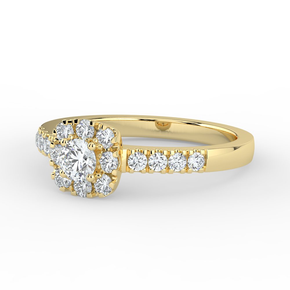 Kohinoor Valerie 0,25 ct timanttisormus keltakulta 14K 033-263-25 – tuotekuva 5