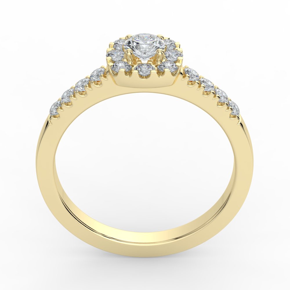 Kohinoor Valerie 0,25 ct timanttisormus keltakulta 14K 033-263-25 – tuotekuva 6