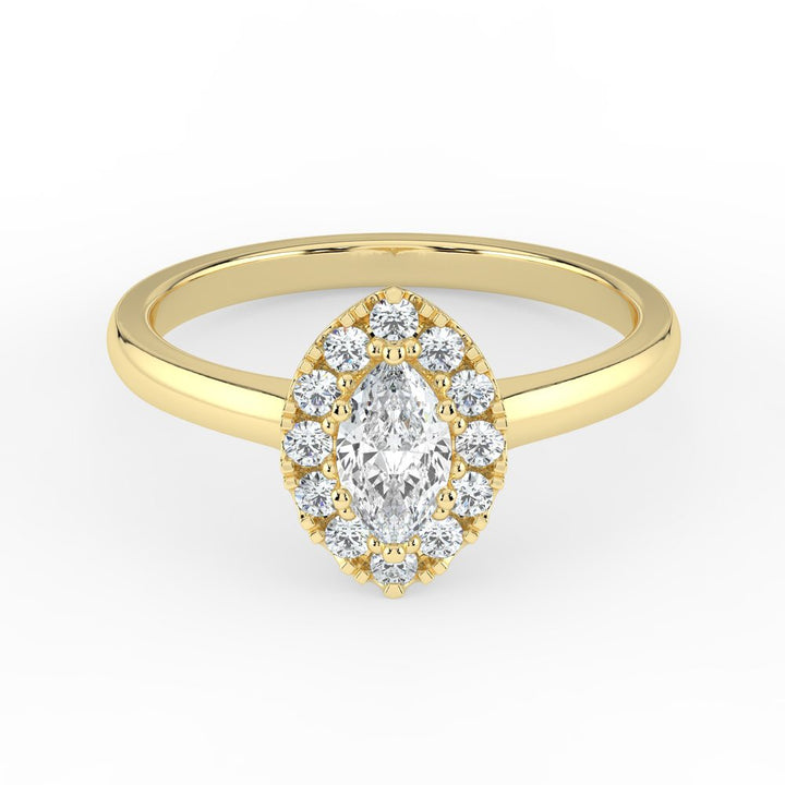 Kohinoor Valerie 0,32 ct timanttisormus keltakulta 14K 033-266K-32 – tuotekuva 4