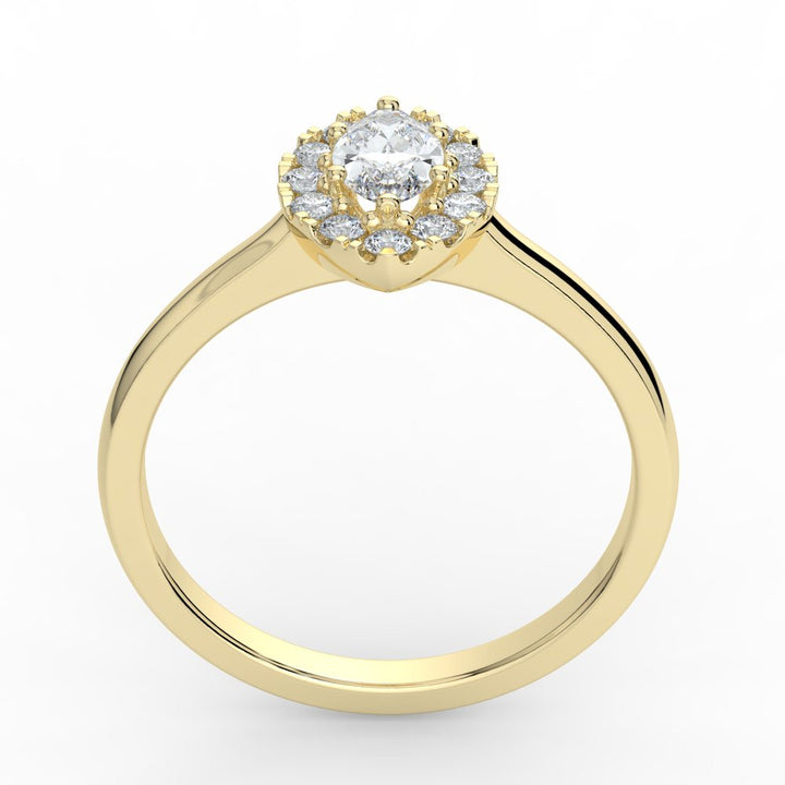 Kohinoor Valerie 0,32 ct timanttisormus keltakulta 14K 033-266K-32 – tuotekuva 5