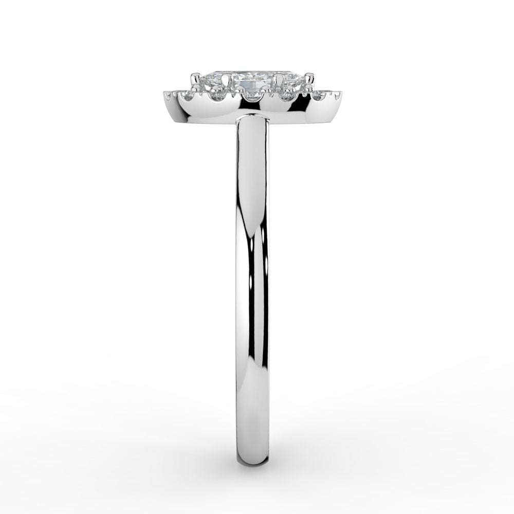 Kohinoor Valerie 0,32 ct timanttisormus valkokulta 14K 033-266V-32 – tuotekuva 6