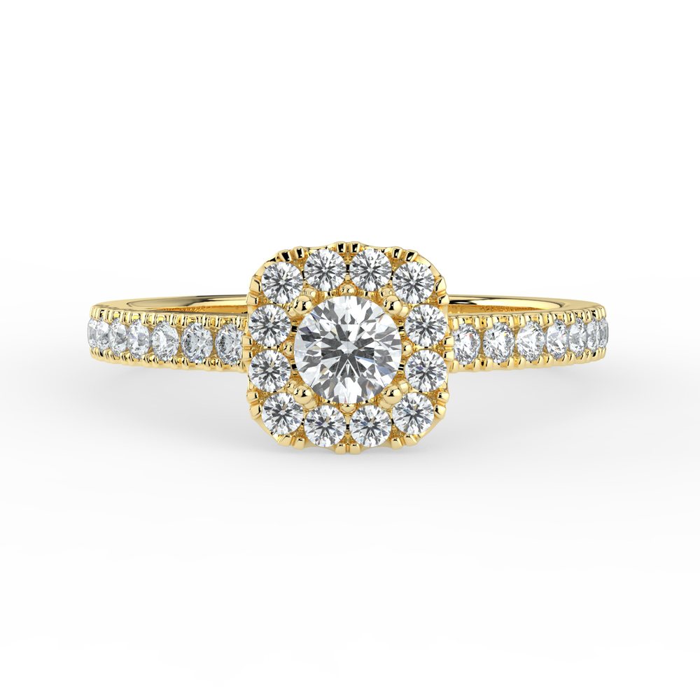 Kohinoor Valerie 0,44 ct timanttisormus keltakulta 14K 033-263-44 – tuotekuva 3