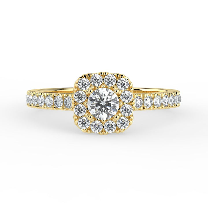 Kohinoor Valerie 0,44 ct timanttisormus keltakulta 14K 033-263-44 – tuotekuva 3
