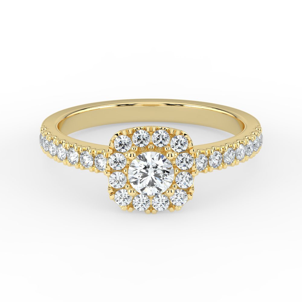 Kohinoor Valerie 0,44 ct timanttisormus keltakulta 14K 033-263-44 – tuotekuva 4